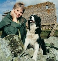 Bew Castle, Cumbria, and its owner Mrs Noble