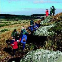 The rock art pilot project was set up to record rock art in Northumberland and Durham