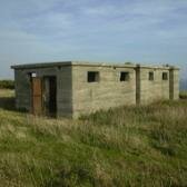 WWII radar station and prisoner of war camp at Craster, Northumberland